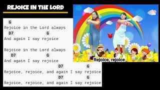 Rejoice in the Lord  Lagu Sekolah Minggu [upl. by Dnalevets630]