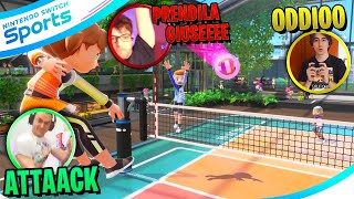 SFIDA NINTENDO SWITCH SPORT con IL TRIO TARALLO su PALLAVOLO [upl. by Euqinwahs]