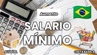 SALARIO MINIMO ALQUILERES Y CESTA BÁSICA EN BRASIL  04012024 [upl. by Orvas954]