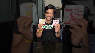 KFC VS McDonald’s🍔food foodie kfc mcdonalds burger minivlog foodvlog foodreview comparison [upl. by Sidhu959]