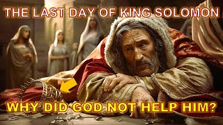 The Final Days of King Solomon  The Tragic Conclusion of the Wisest Monarch bible solomon [upl. by Zirtaeb174]