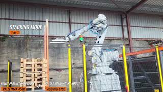 STAKMA PALLETMAX 4500  PALLET UNLOADING ROBOT  Spain [upl. by Nostaw]