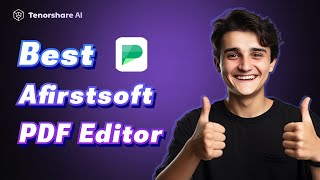 Best Free PDF Editor  Afirstsoft PDF Editor 2024 [upl. by Reivazx]