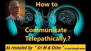 Telepathic Communication Art of sending thought wavesSpecially for sending to Masters [upl. by Drannel]