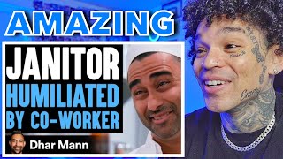 Dhar Mann  Janitor HUMILIATED By CoWorker Lives To Regret It reaction [upl. by Aundrea]