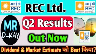 REC Ltd Q2 results 2025  REC Ltd Results Today  REC Ltd Share News 🔥 rec ltd share latest news [upl. by Graff188]