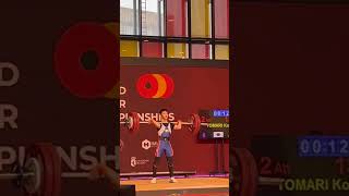 2024 commonwealth  weightlifting  championships55 kg man 2nd 🥈 medel for jpn CampJ139kg [upl. by Nerraf]