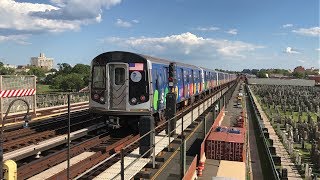 NYC Subway HD 60fps IND Culver Line G amp F Train Action w R160 quotSubway Libraryquot F Train 6917 [upl. by Agiaf656]