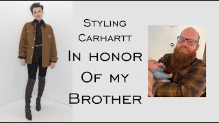 Styling Carhartt Jacket in HONOR OF MY BROTHER Patrick Roers  Wear vs Style [upl. by Josie]