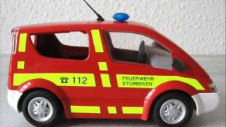 Playmobil Feuerwehr Sammlung Teil 3 Sonderfahrzeuge PKW Anhängerwmv [upl. by Lindsay]