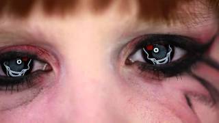 Skull Contact Lenses  Eyesbrightcom [upl. by Repsac]