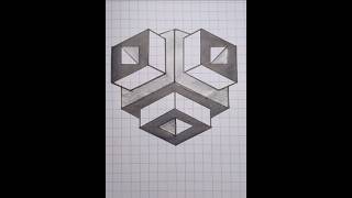 3D artart drawing 3d 3dart illusion sketch viralvideo shortsviral [upl. by Alraep90]