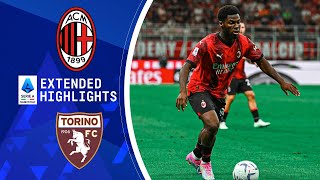 Milan vs Torino  Extended Highlights  Serie A  CBS Sports Golazo [upl. by Ennaeed]