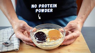 I made 36g Protein Oatmeal without Protein Powder [upl. by Romilly]