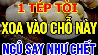 BÁC SĨ MÁCH MỖI NGÀY ĂN 1 TÉP TỎI NGỦ SAY NHƯ CHẾT SẠCH MỠ MÁU GAN THẬN KHỎE MẠNH [upl. by Einolem]