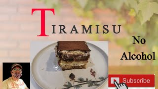 How to make Tiramisu with no Alcohol homemade tastyrecipes sweet [upl. by Dickman]