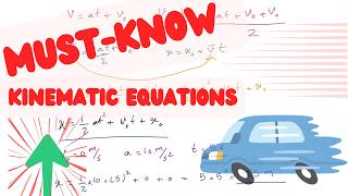 You MUST know these kinematic equations [upl. by Anestassia]