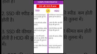 HDD vs SSD tech computer computerknowledge gk gkquiz trending trendingshorts [upl. by Baldwin]