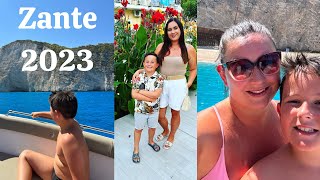 Zante vlog  The best day on a private boat  Alykanas Alykes Navagio Shipwreck  August 2023 [upl. by Drofdarb]