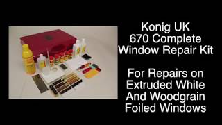 KO670 Complete Window Repair Kit and Demonstration [upl. by Gold]