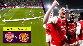 90TH MINUTE WINNER  Arsenal vs Manchester United  Premier League Highlights [upl. by Esereht418]