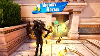 XENOMORPH vs 4 MEDALLIONS amp MYTHIC’S CHALLENGE Fortnite Chapter 5 Season 2 [upl. by Annahsat330]