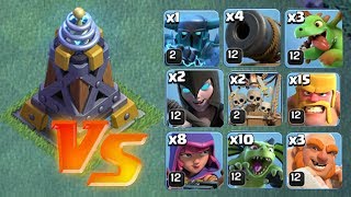 ALL TROOPS vs MEGA TELSA  Clash of clans  Who is strongest [upl. by Meaghan]