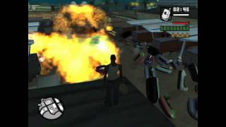 GTA San Andreas Loquendo CJ y Sus Bombas Nucleares  1 HD [upl. by Grissom216]