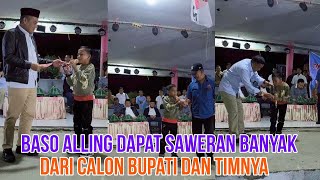 Karena Suaranya Yang Merdu Baso Alling Dapat Saweran Banyak dari TIM dan Calon Bupati Kolaka Utara [upl. by Asena]