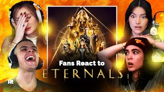 They definately didnt hate this one FIRST TIME watching Eternals 2021 Reaction Mashup [upl. by Oskar]