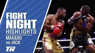 Badou Jack Drops Makabu Twice Finishes Him in Round 12 Becomes ThreeDivision Champion  HIGHLIGHTS [upl. by Annid]