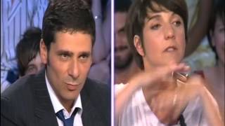 Florence Foresti et Pascal Elbé  On nest pas couché 26 septembre 2009 ONPC [upl. by Htims]