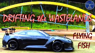 HSP FLYING FISH RC DRIFT CAR at the WASTELANDS Court Side [upl. by Amathiste]