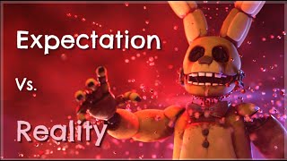 FNAF Movie Springlock Scene  Expectation Vs Reality [upl. by Nidya]