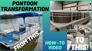 Complete Pontoon Restoration  Instructional  1996 JC Pontoon [upl. by Annabel668]