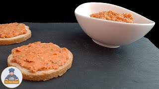 Tartinade Chorizo et St Môret  Recette de Rillettes Facile [upl. by Ahsyekal407]