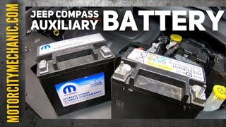 Jeep Compass Auxiliary Battery Replacement [upl. by Adnwahsat]