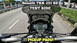 Benelli TRK 251 SE Malaysia  TEST RIDE [upl. by Grieve845]