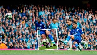 Riyad Mahrez penalty Leicester ace kicks ball twice against Man City [upl. by Nuhs]