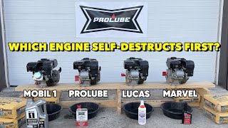 Which Engine SelfDestructs First Prolube Lucas Marvel or Mobil 1 [upl. by Hiro172]