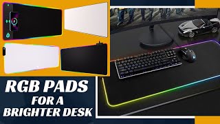 Best RGB Mouse Pads for Gaming and Style [upl. by Dlorej]