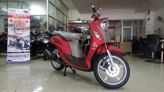 Varian warna baru yamaha fino grande 125 fi matte red 2018 [upl. by Rebbecca]