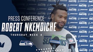 Robert Nkemdiche Seahawks Thursday Press Conference  September 30 [upl. by Dafodil]