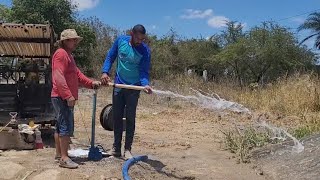 entrega de um poço artesiano 💧 completo da marcação a instalação 💧 [upl. by Eiddal]