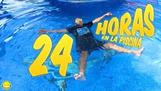 24 HORAS en una PISCINA Challenge Momentos Divertidos Bego y Jordi [upl. by Ednargel268]