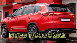 NOVO TIGGO 8 2025  Quando chega o novo Tiggo 8 no Brasil [upl. by Ardnat210]