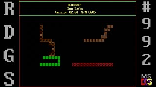 Random DOS Game Show 992 Blockade 1986 [upl. by Vail]