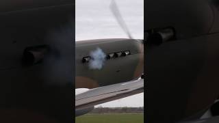 RollsRoyce Griffon engine starting up on Spitfire MV293 [upl. by Nacul]