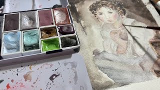 Using the Grisaille Technique with Watercolor  Color Spotlight on Winsor amp Newton Davy’s Grey [upl. by Kline]