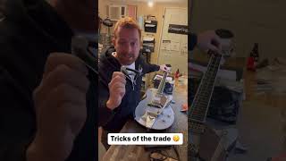 A couple tricksofthetrade to help you restring your guitar with a bigsby tailpiece guitarrepair [upl. by Liuqnoj570]